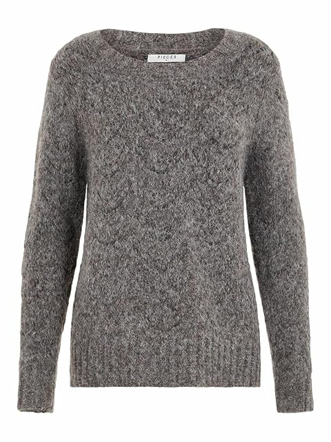 PIECES Sweter pullover Kobiety Pcbibi Ls Knit Noos