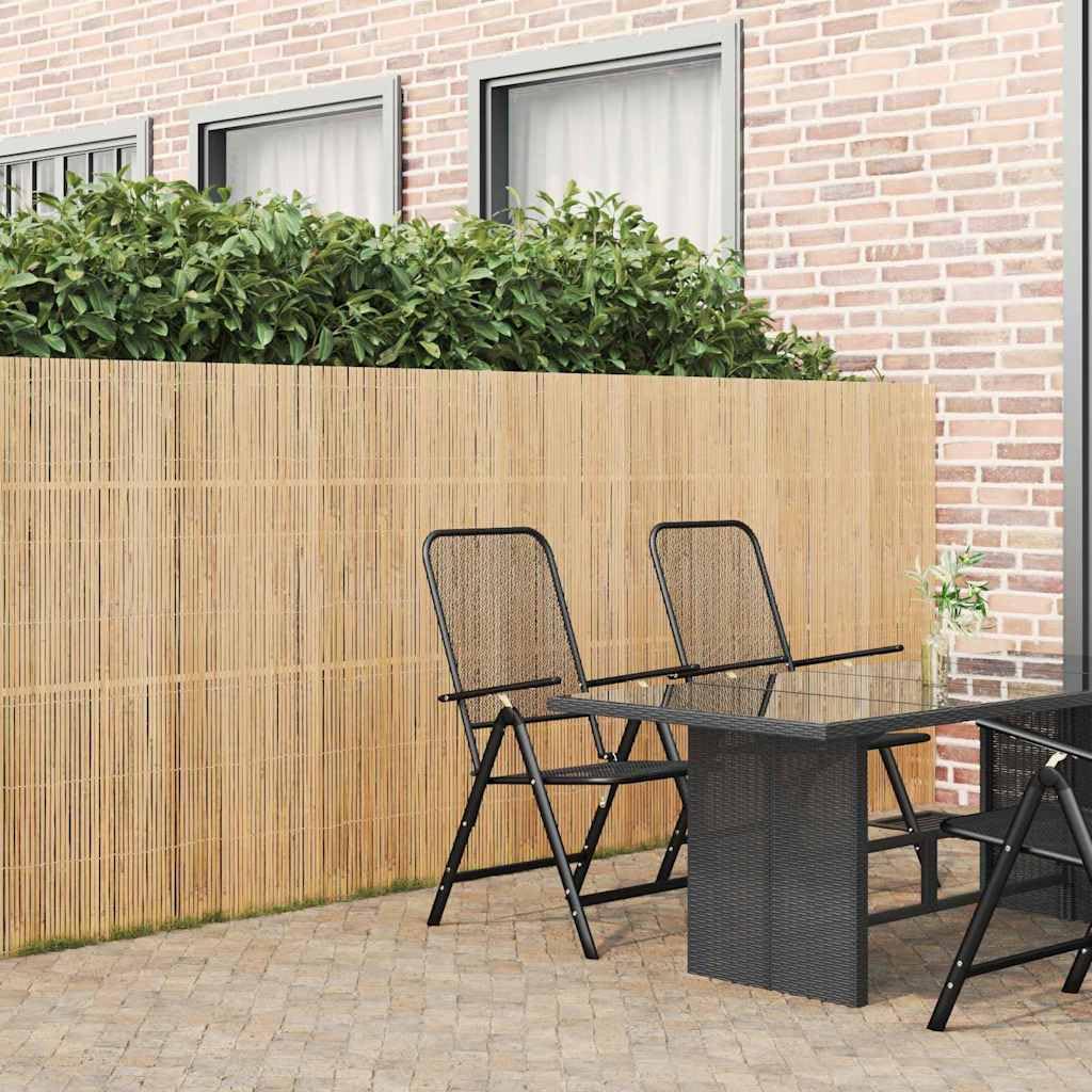 400 x 150 cm Natural Bamboo Garden Fence Roll Privacy Screen for Outdoor Patio Balcony Backyard Sichtschutz Gartenzaun Element Robusta & Weather-Resistant