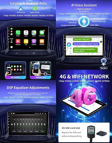 Miniatura 3 de Android 11 Car Radio Stereo for SsangYong Tivoli 2019-2021 9 Inch Touch Screen Built in Carplay Android Auto Steering Wheel Controls BT 5.0 FM AM