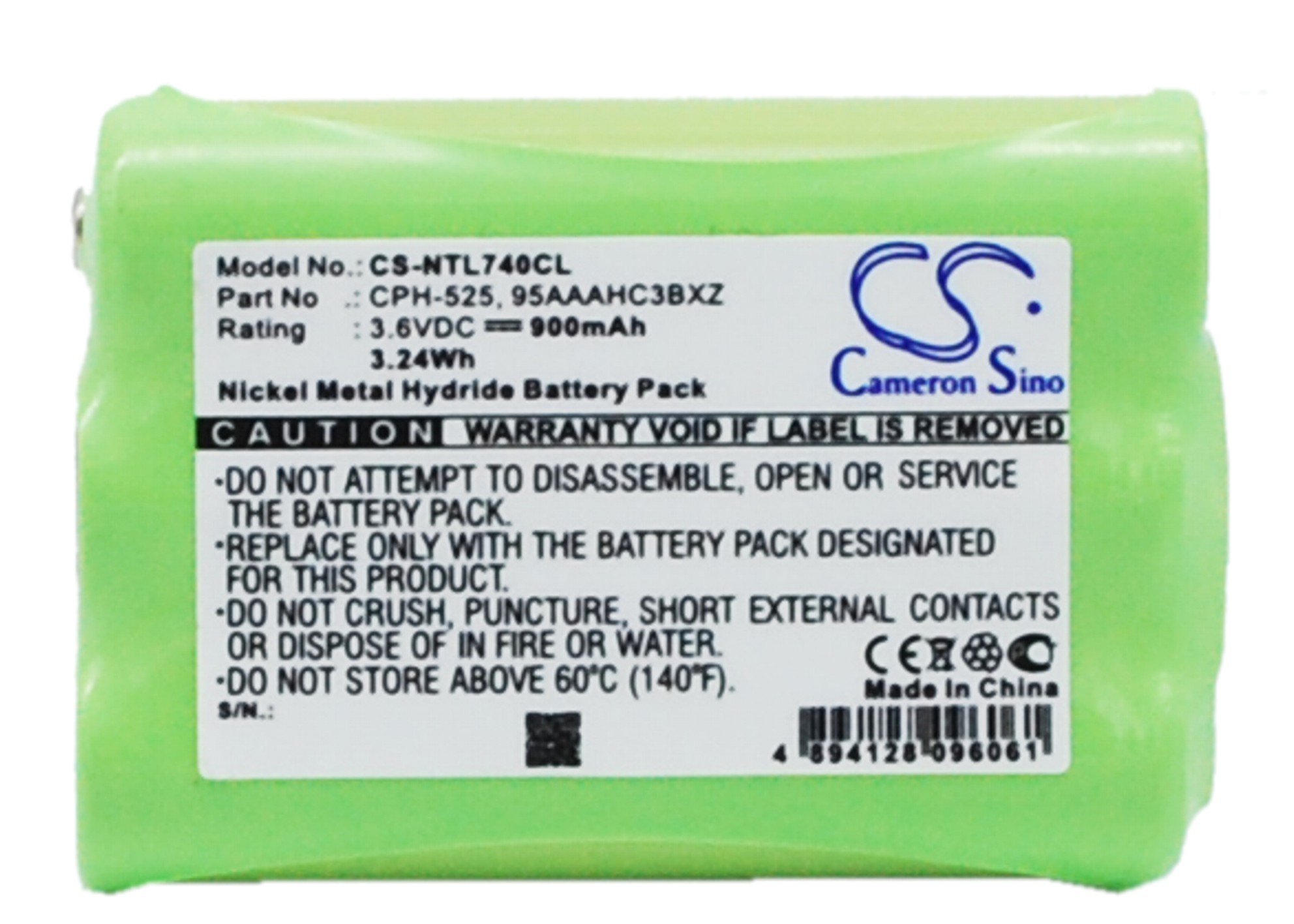 FITHOOD Replacement Battery for NORTEL T7406E 81010 95AAAHC3BX 95AAAHC3BXZ CPH-525 NT8B45AH NT8B45AN