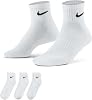 NIKE Men's U Nk Everyday Cush Ankle 3pr Socks pack of 3