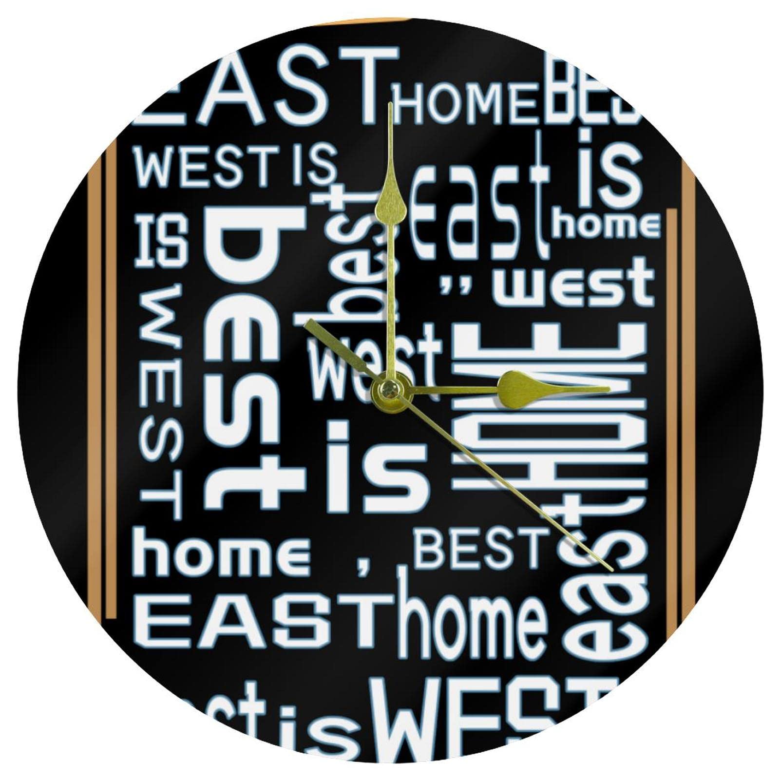 Horloge murale fonctionne à piles Home Best pour l'école
