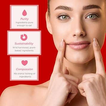 Ellovi Natural Lip Butter Lip Balm Wild Rose Tinted Hydrating (3 Pack)
