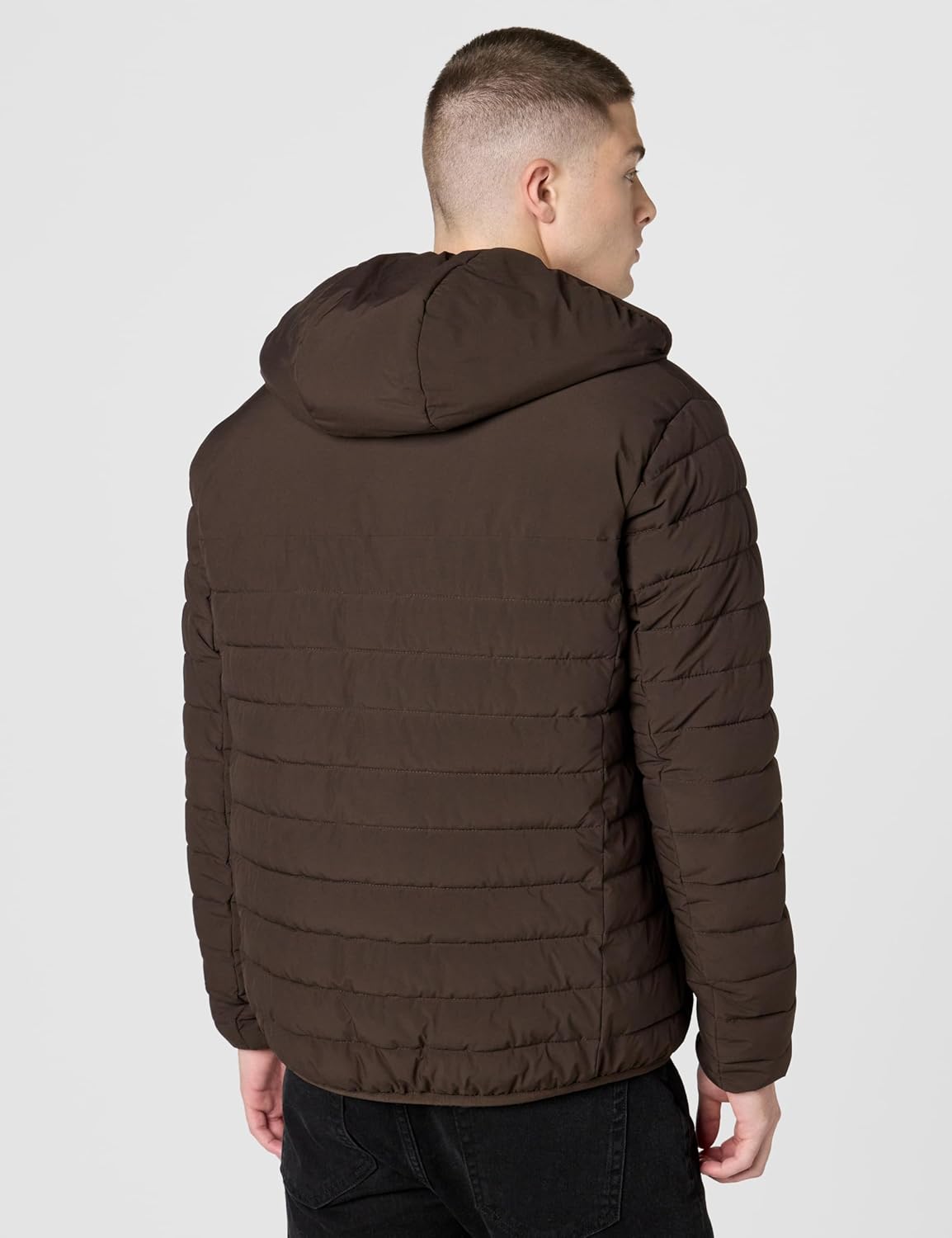 Calvin Klein mens Lightweight Packable Down Jacket With Sherpa Lining - Image 4