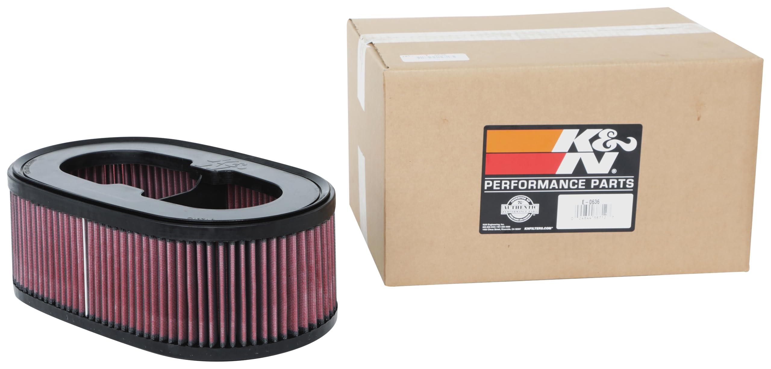 K&N Filtro de aire del motor: alto rendimiento, Premium, lavable, filtro de repuesto: compatible con CHEVROLET Corvette 2020-2021, E-0636