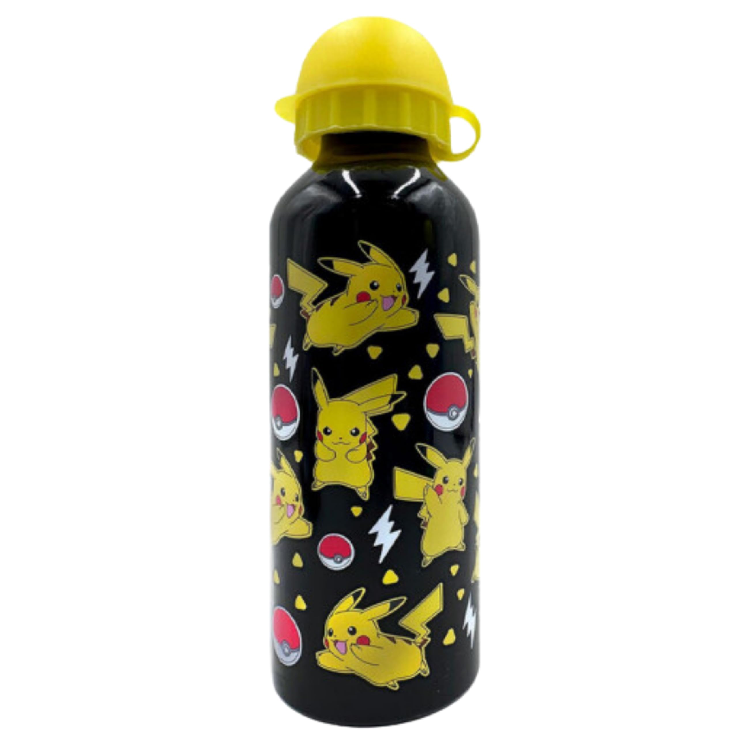 SRV Hub Pokémon Kids Water Bottle – Aluminium 500ml Drinking Bottle with Secure Flip Top | Reusable, Leakproof & BPA-Free for School and Travel — image 1