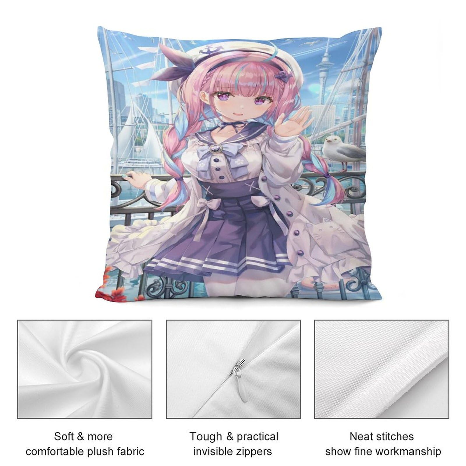 Amazon｜VTUBER ホロライブ 抱き枕カバー 車載抱枕 クッションカバー