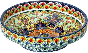 10-inch Bohemian Style Decorative Bowl for Kitchen and Home