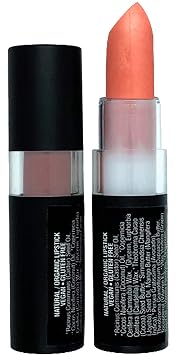 Moms Secret Natural Lipstick, Organic, Vegan, Gluten Free, Cruelty Free, Made in the USA, 0.12 oz. Coral Kisses