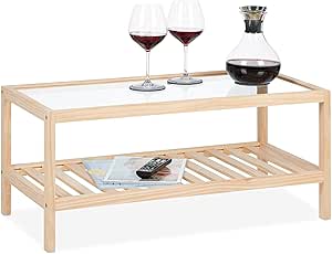 Salontafel met glazen blad HIER kopen