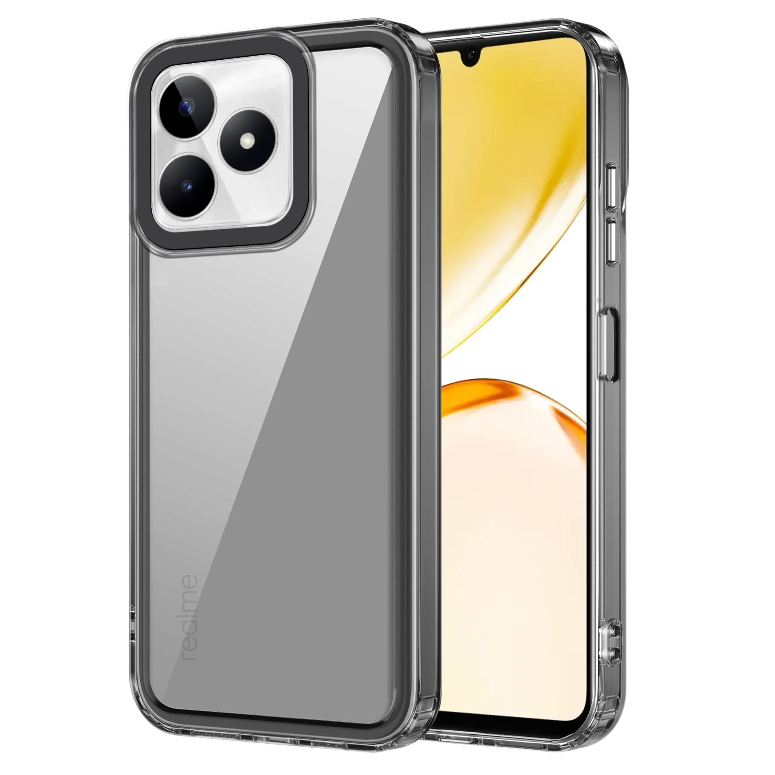 Zapcase Back Case Cover for Realme C53 | Compatible for Realme C53 Back Case Cover | 360 Degree Protection | Case Cover for Realme C53 with Camera Protection | (TPU + PC | Translucent Black) (B0CSPR2XVK) Amazon Price History, Amazon Price Tracker