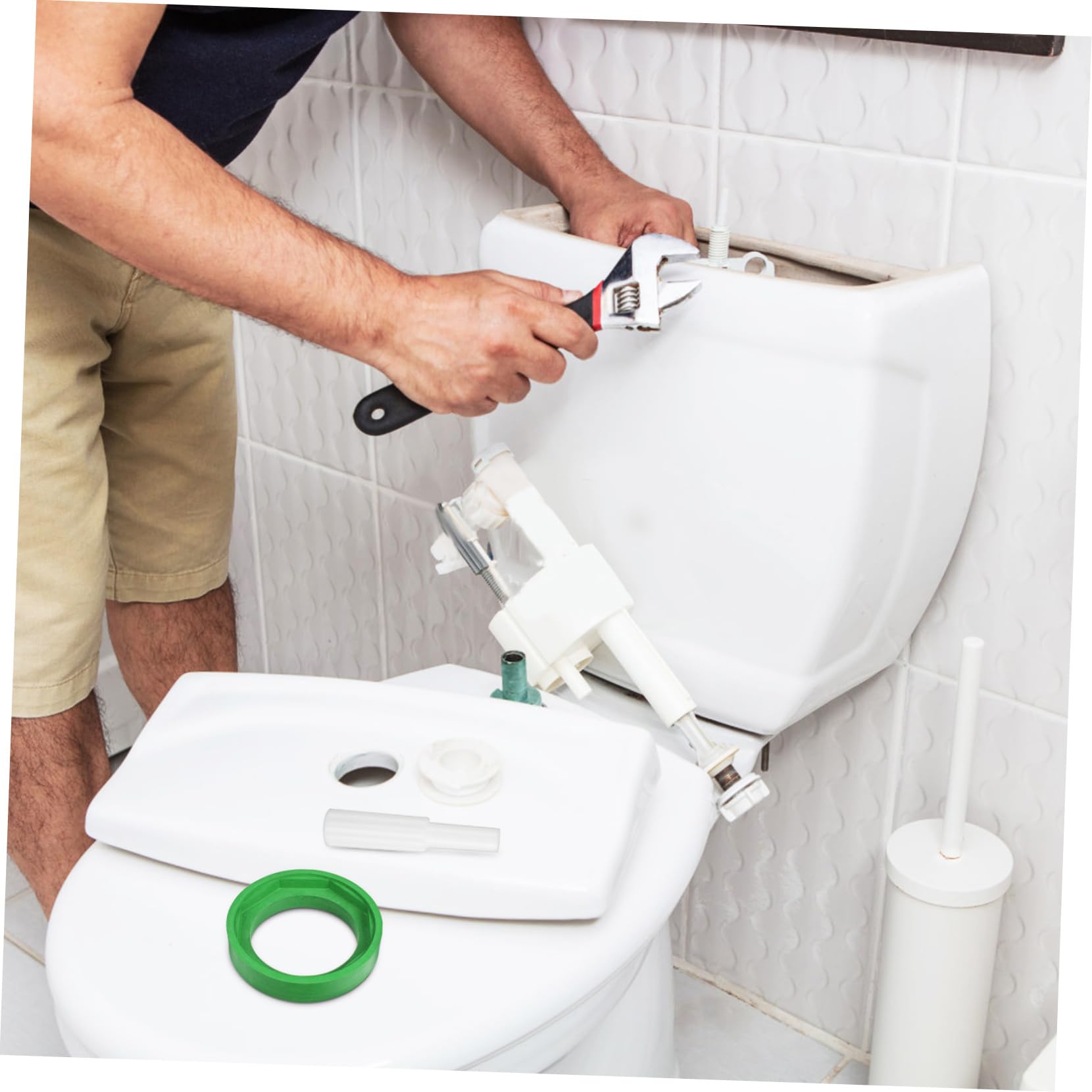 Guarnizioni Serbatoio Water Ottone Dorato Holibanna 1 Set Guarnizione Del Serbatoio Dell'acqua Bulloni E Kit Ricambio Per Water