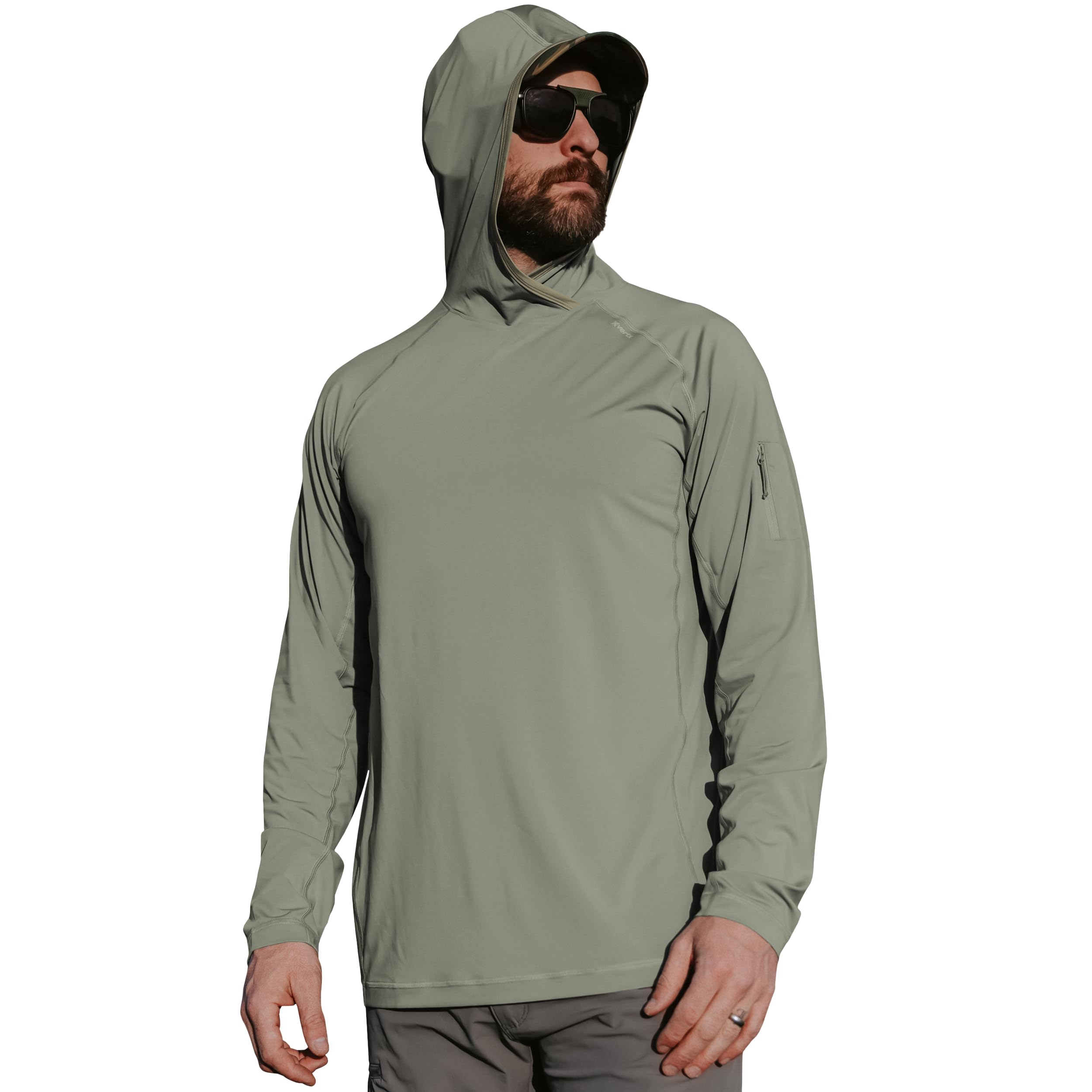 Vertx Herren Full Sun Hoody mit Schutz, Outdoor Performance Hoodie, Feuchtigkeitstransport, Schnelltrocknend