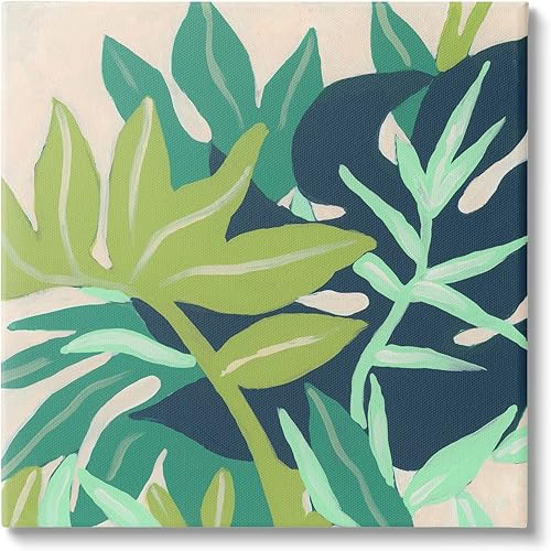 Stupell Industries Lienzo decorativo para pared, diseño de June Erica Vess, 24 x 24 pulgadas, lienzo envuelto en galería