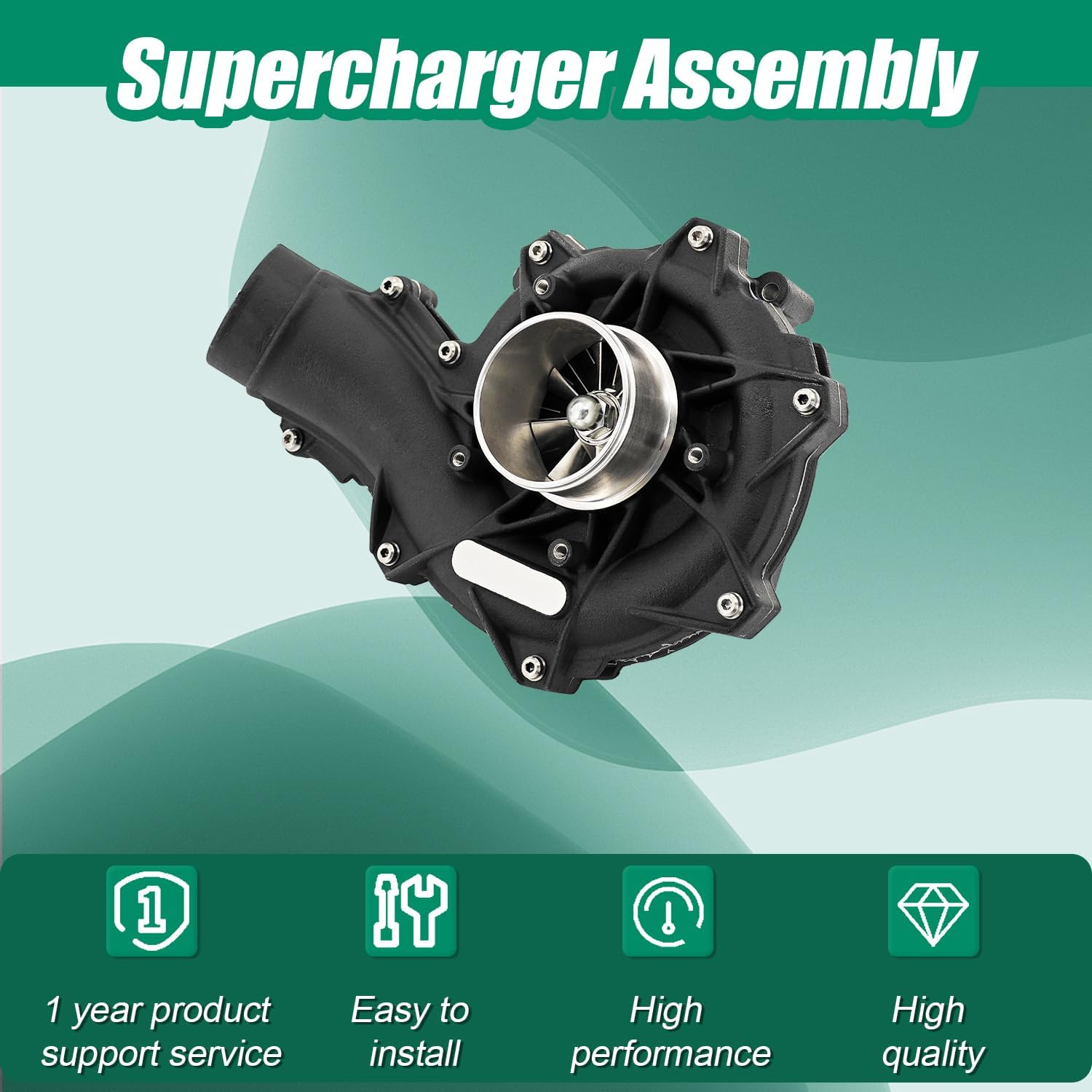 420893588 Supercharger Assembly Compatible with Sea-Doo 300 GTX RXP RXT (2016-2025) Turbocharger Replace 420893567 420893566 420893564 420490670