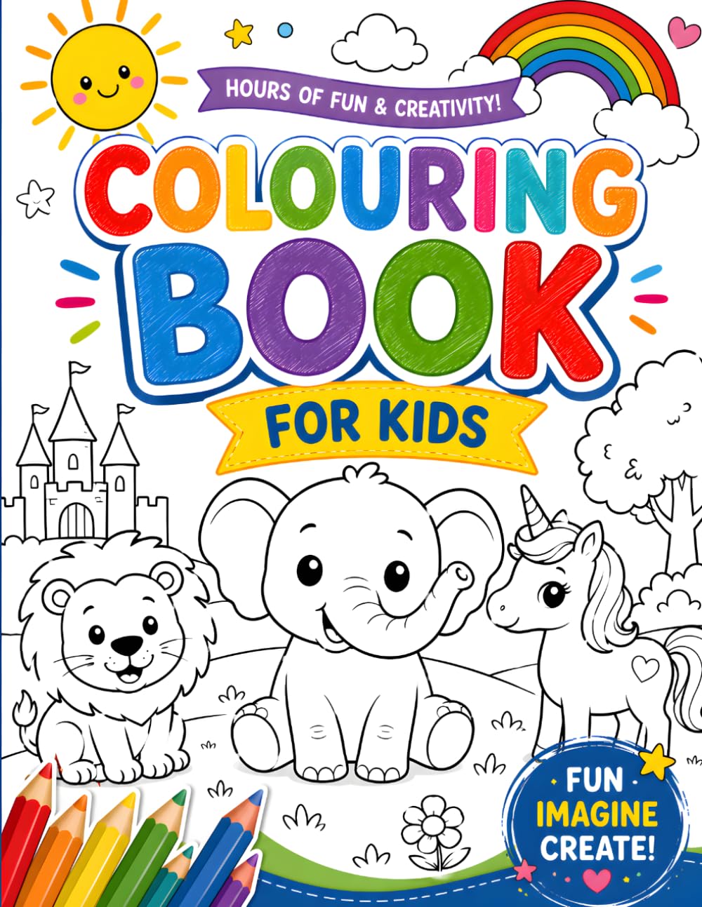 KIDS COLOURING ADVENTURE: FUN LEARNING ACTIVITIES