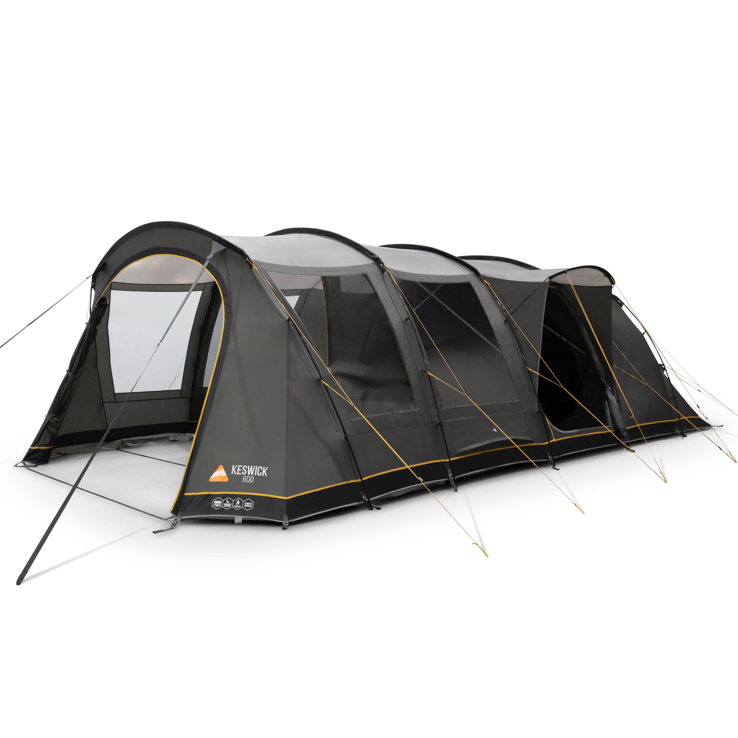 vango tent 6 man Keswick 600 Family Tent, Person Family with Enclosed Front Porch, Double Living Area, Lights-Out Bedrooms, Sentinel Active Plus Fabric, 4000mm HH, Fully Sewn-in Groundsheet Sports & Outdoors SIZE:EU 43.5 Gebraucht Klapprad Category:E Bike Trekking_ACID Mudguard Rear Light PRO E  12V  DC
