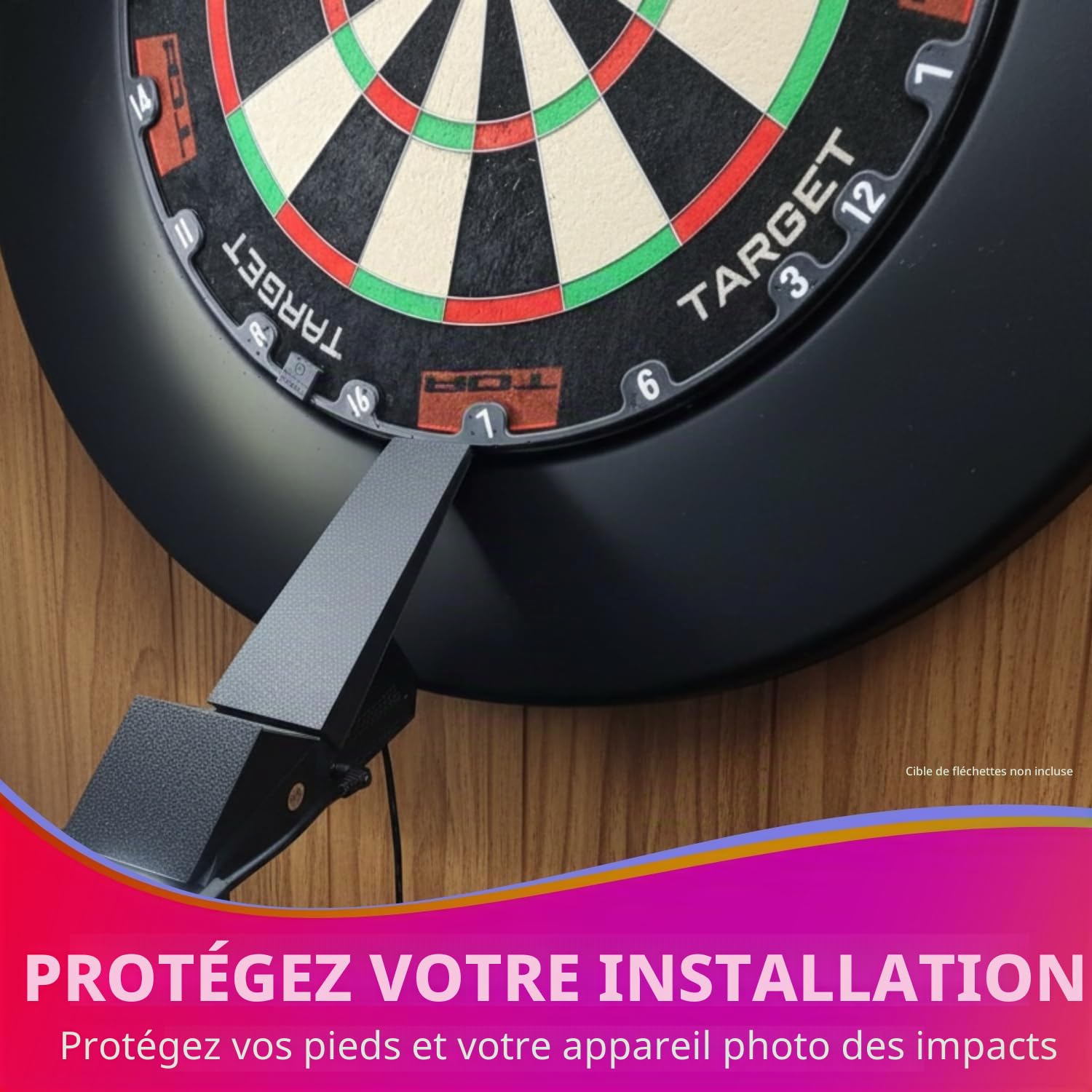 Housses de protection pour cible de fléchettes - Système de marquage automatique - Compatible avec le système Target Omni Scoring - Protections résistantes aux chocs - Plusieurs options de couleur