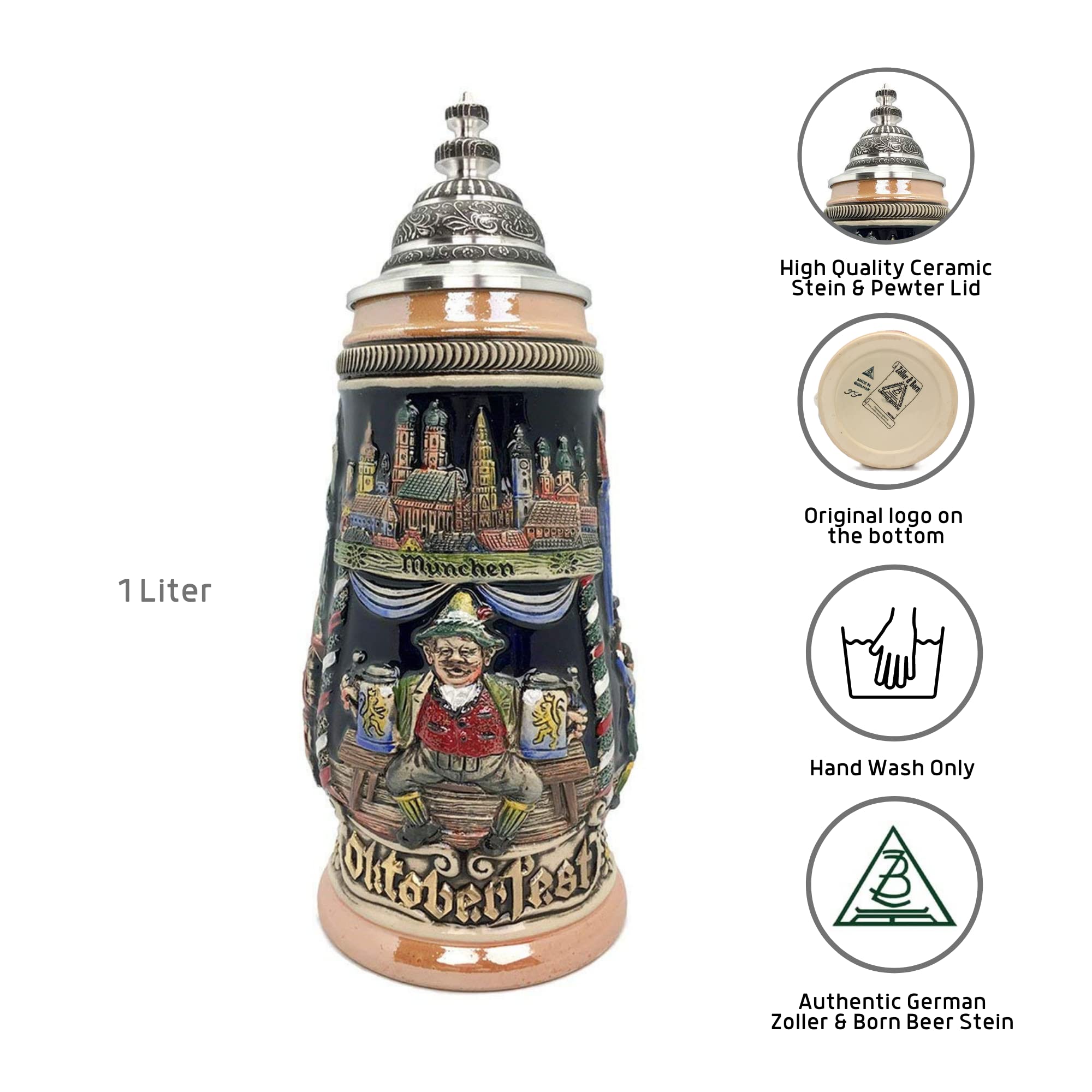 Amazon | オクトーバーフェスト マグカップ ビールマン ゾラー&ボーン