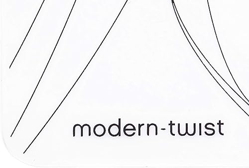 Miniatura 5 de Tapete de silicona con patrón de capullo de modern-twist, color chocolate