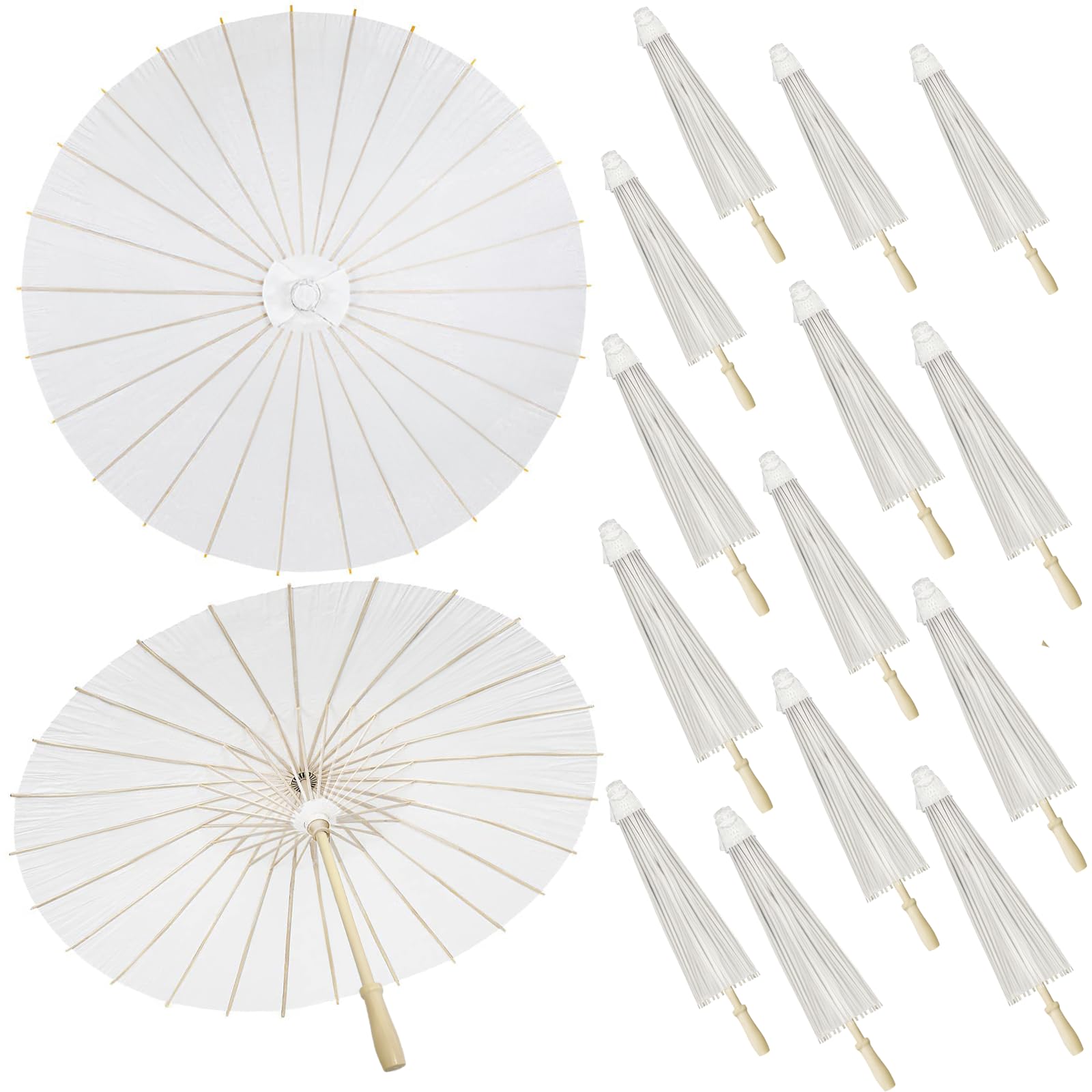 Parapluie décoratif chinois japonais en papier huilé pour décoration de mariage, fête de mariage, 83 cm
