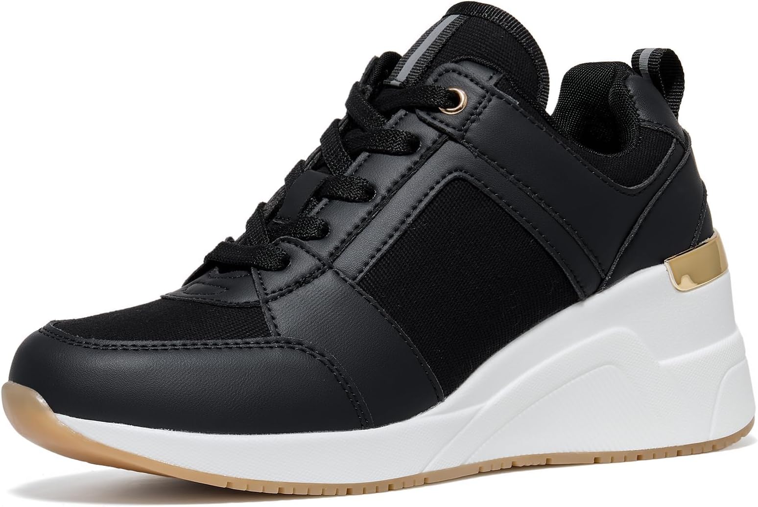 Wedge Sneakers for Women - Wedge Tennis Shoes Non-Slip Women Fashion Sneakers