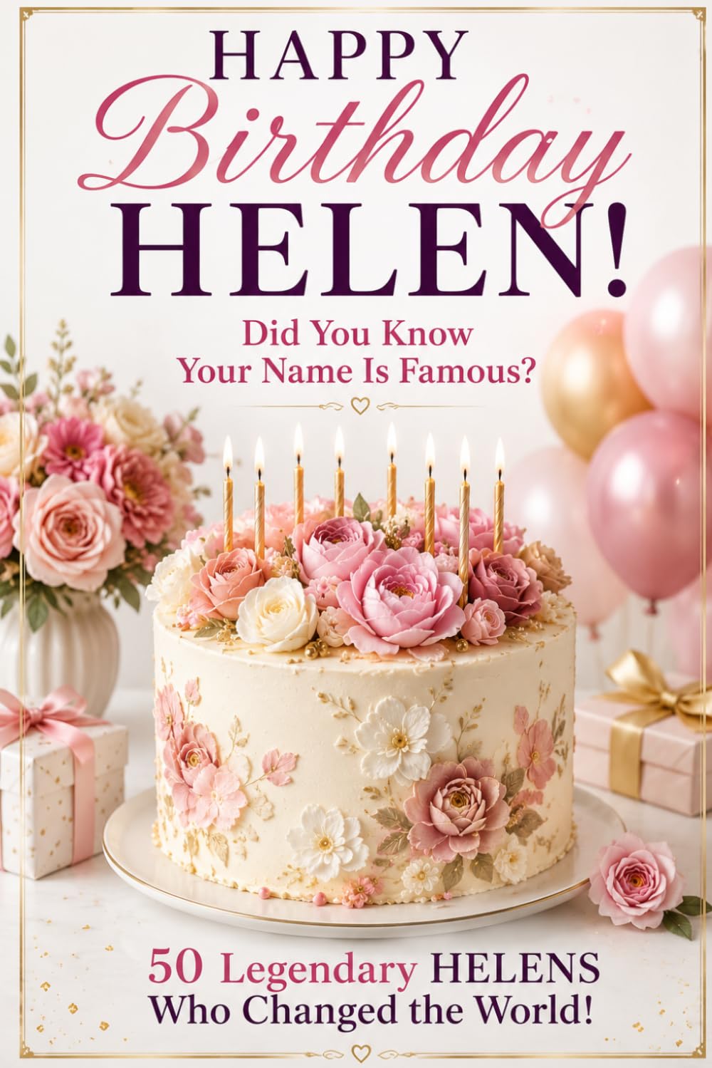 Happy Birthday, HELEN! Did You Know Your Name Is Famous?: 50 Legendary Helens Who Changed the World