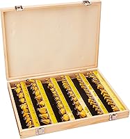 Vista 1 de Yonico 70 Piece Router Bits 1/4 Shank- Tungsten Carbide Router Bit Set Professional Wood Router Bits 17702q