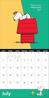 Peanuts 2026 Wall Calendar