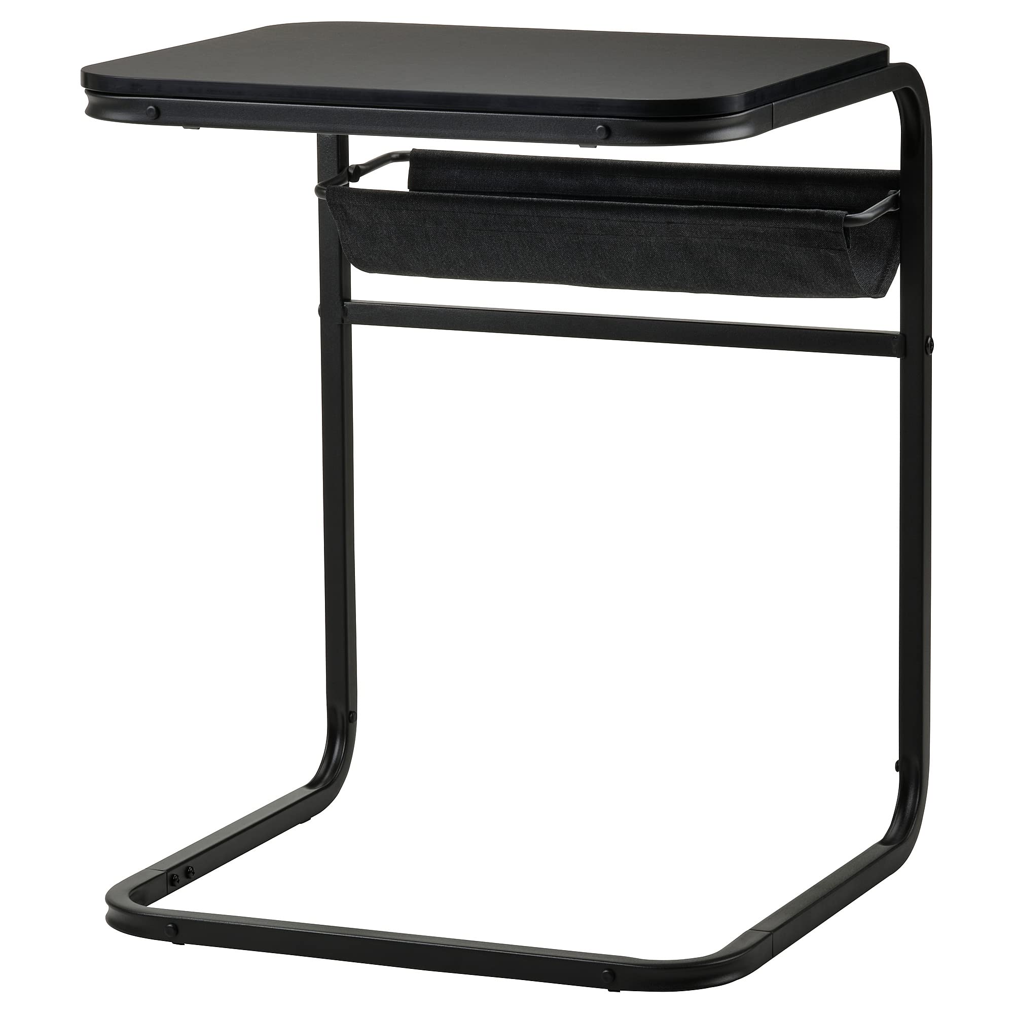 Table d'appoint OLSERÖD anthracite 53 x 50 cm petit meuble salon gris