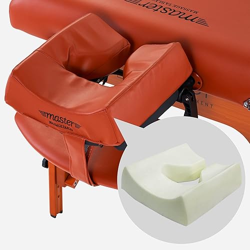 Miniatura 3 de Master Massage Santana Pro - Mesa de masaje portátil de 31 pulgadas, amortiguación de espuma viscoelástica, paneles de piernas Reiki, mesa de