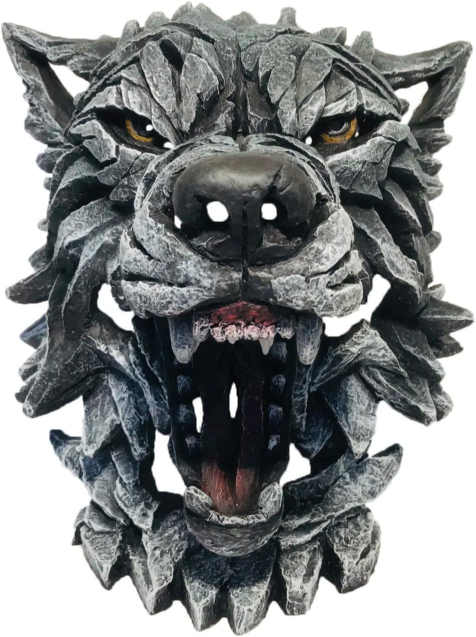 Wolf Bust - Grey, Matt Buckley