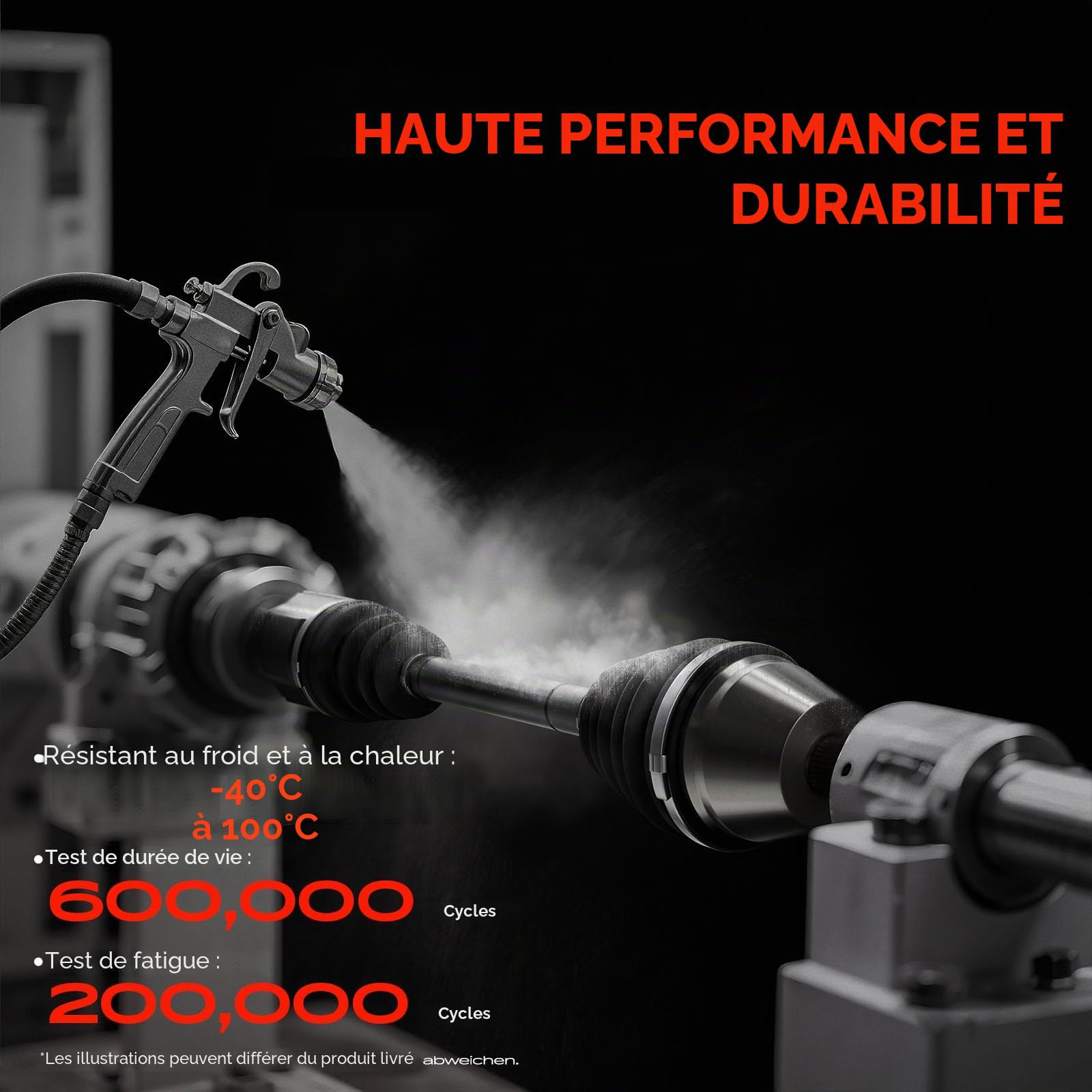Frankberg Arbre de Transmission sans Couronne ABS Avant Gauche Compatible avec A3 8P1 Golf VI 5K1 Pas.sat CC 357 Tou.ran 1T1 1T2 1T3 Oct.avia II 1Z3 1Z5 Leon 1P1 Remplacer# 3C8407271