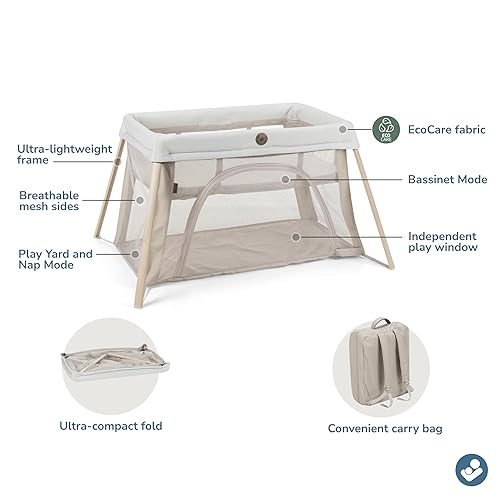 Miniatura 8 de Maxi-COSI Calao - Corralito de viaje, moisés infantil, portátil, ligero, plegable, fácil de instalar, con bolsa de transporte, malla transpirable,