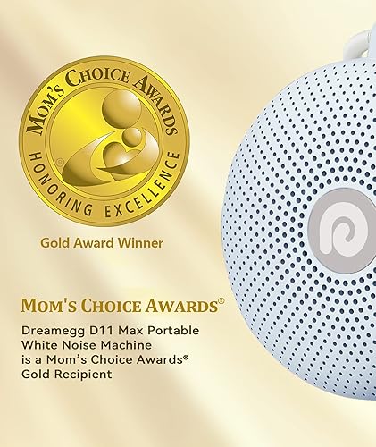 Miniatura 2 de Dreamegg - Máquina de ruido blanco portátil, con batería potente, 21 sonidos relajantes, terapia de sonido, cancelación del ruido, para hogar,