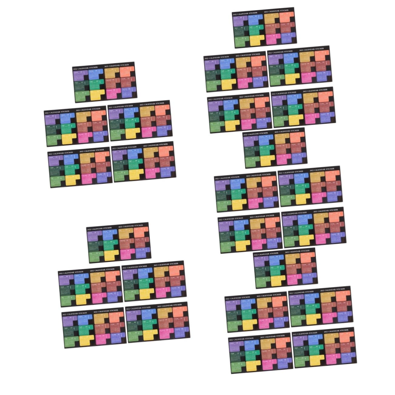 Operitacx 25pezzi Etichette Colorate Fluorescenti Adesive Per Note Pratiche Stickers Indice Per Pianificazione e Organizzazione Agenda