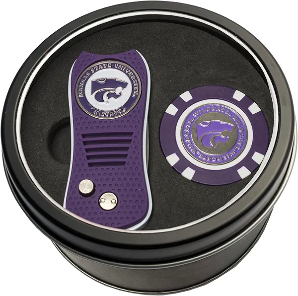 Team Golf NCAA Adult-Unisex Tin Gift Set With Switchfix Divot Tool and Golf Chip