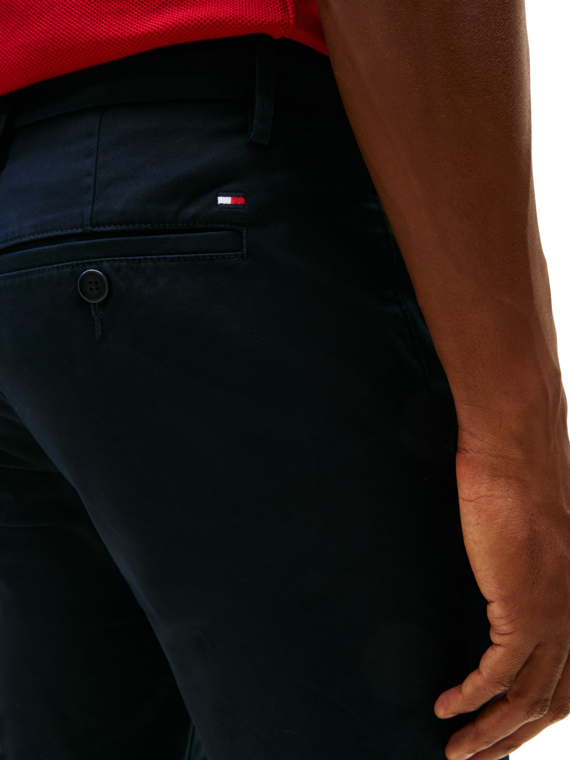 Tommy Hilfiger Herren Hose Core Bleecker 1985 Pima Cotton Chino