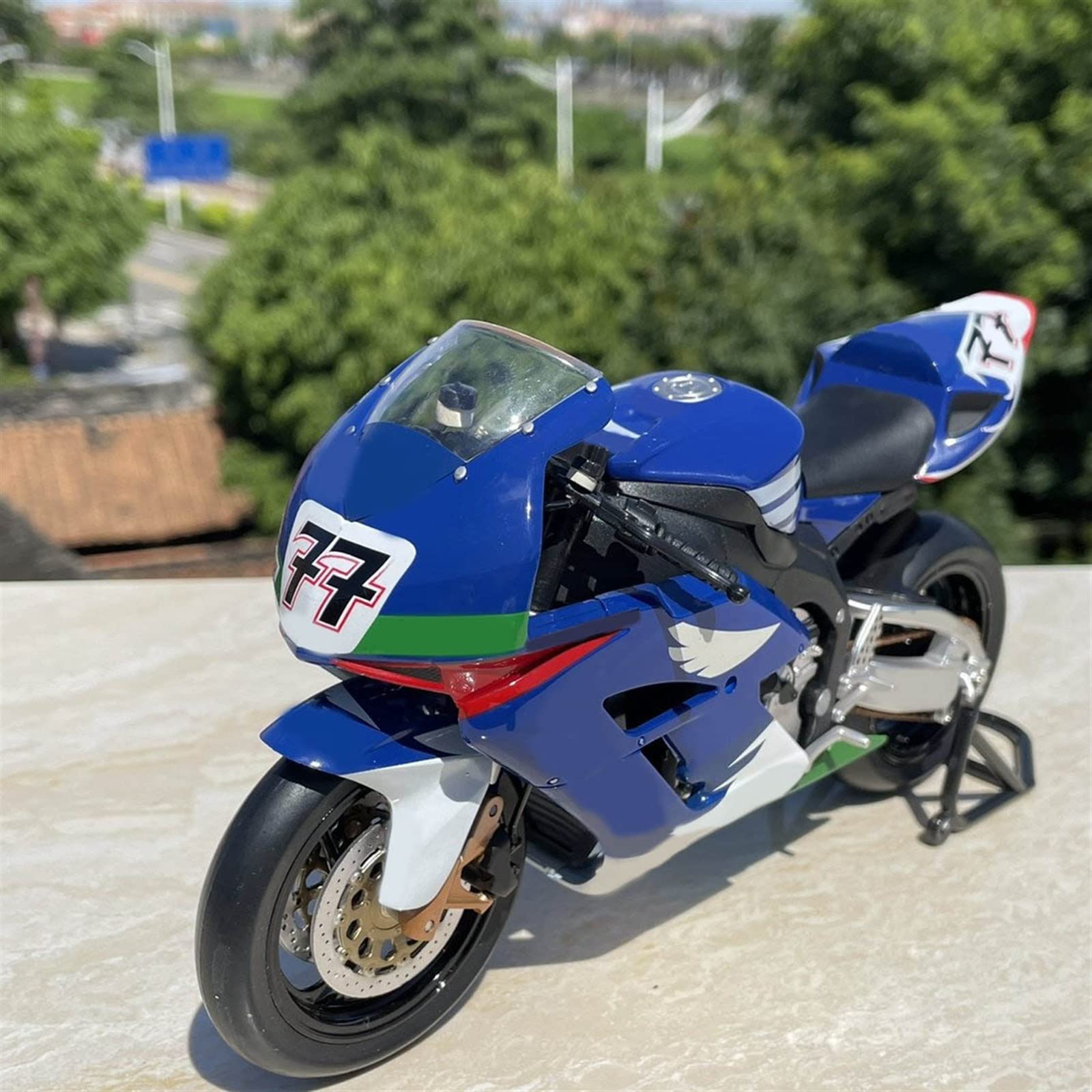 SEYXF Motorbike Toy 1:10 for H-onda CB R1000RR Motorcycle Model Display Collection Toys