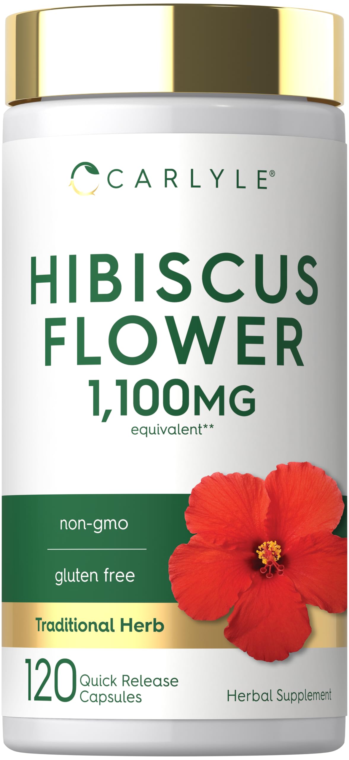 Carlyle Hibiscus Flower Extract | 120 Capsules