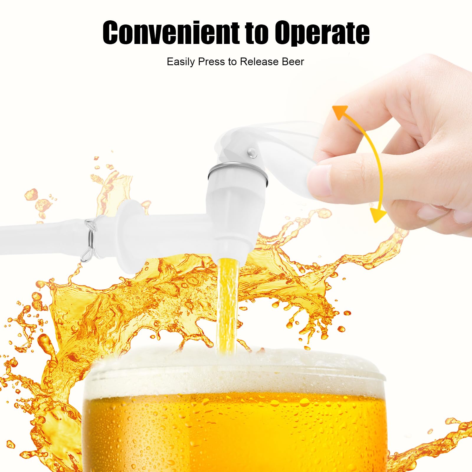Zaino da birra doppio 6 l, dispenser di bevande zaino con 2 serbatoi da 3 l, dispenser di birra trasparente con scala, per birra, vino, attività all'aperto, campeggio