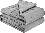VEVOR Weighted Blanket 88 x 104 inch - King Size, 20 lbs Heavy Blanket with Cooling Glass Beads, Soft & Breathable for All-Season Use, Suitable for Adults 200-250 lbs, Ideal Gift Choice (Grey)