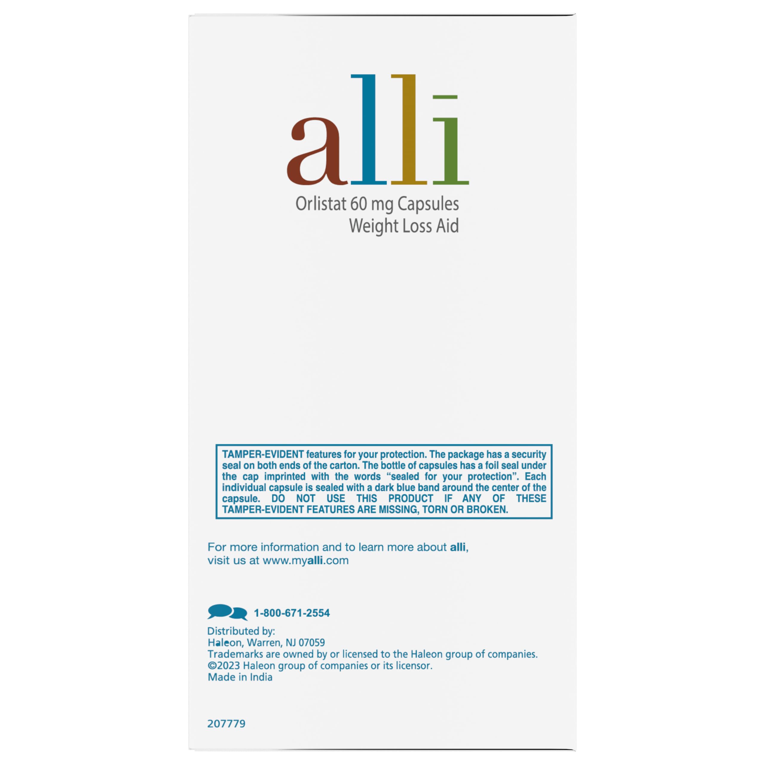 alli Weight Loss Supplement, Orlistat 60 mg Capsules, 60 Count Starter Pack — Amazon image 9