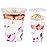 16 oz Clear Plastic Parfait Cups with Insert 4oz & Flat Lids No Hole - (50 Sets) Yogurt Fruit Parfait Cups for Kids, for Dips and Veggies, Take Away Breakfast and Snacks. No Leaking