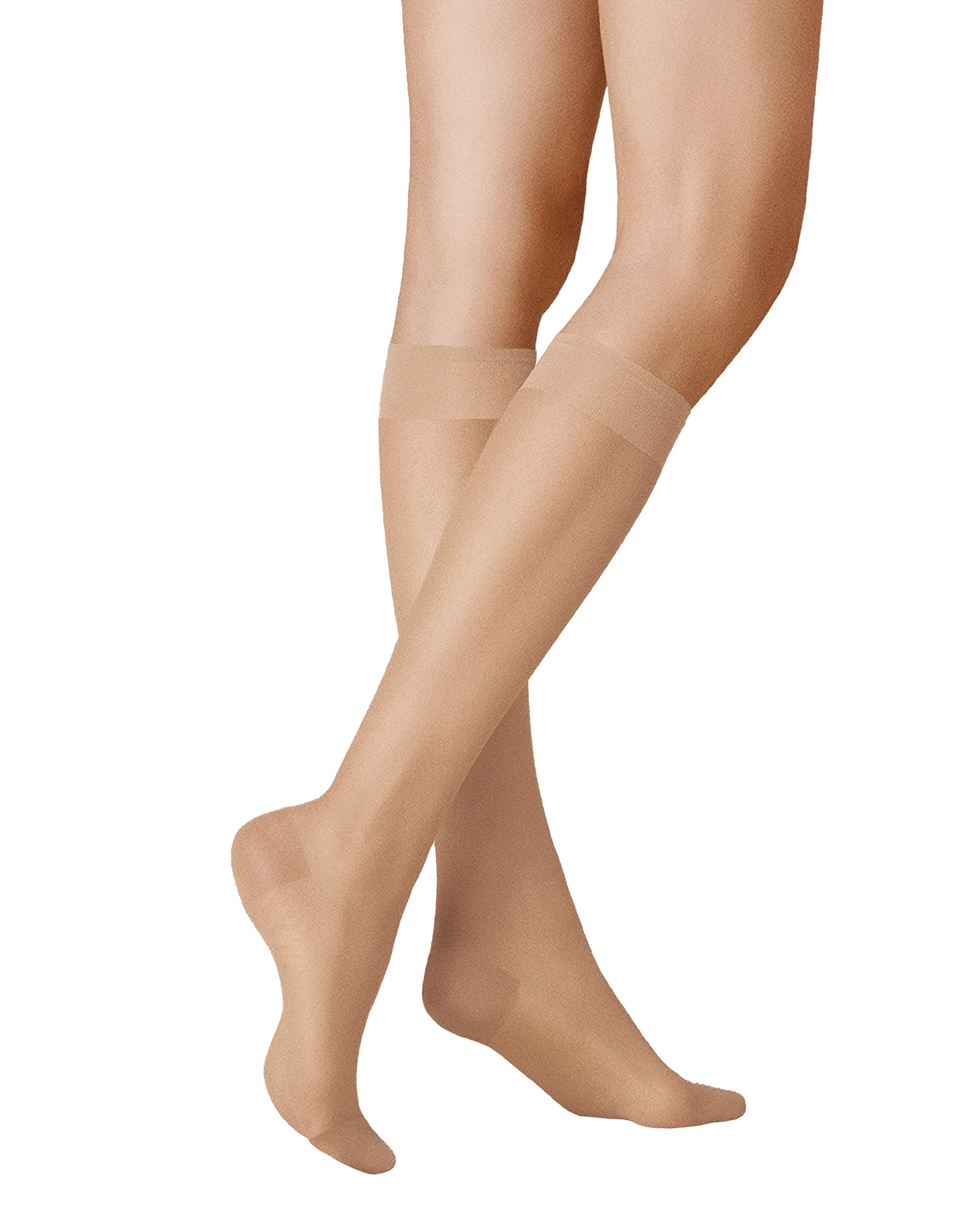 KUNERT Women's Knee Socks Smooth & Soft 20 Skin-Friendly 20 Denier, Complexion 3520, 39-42
