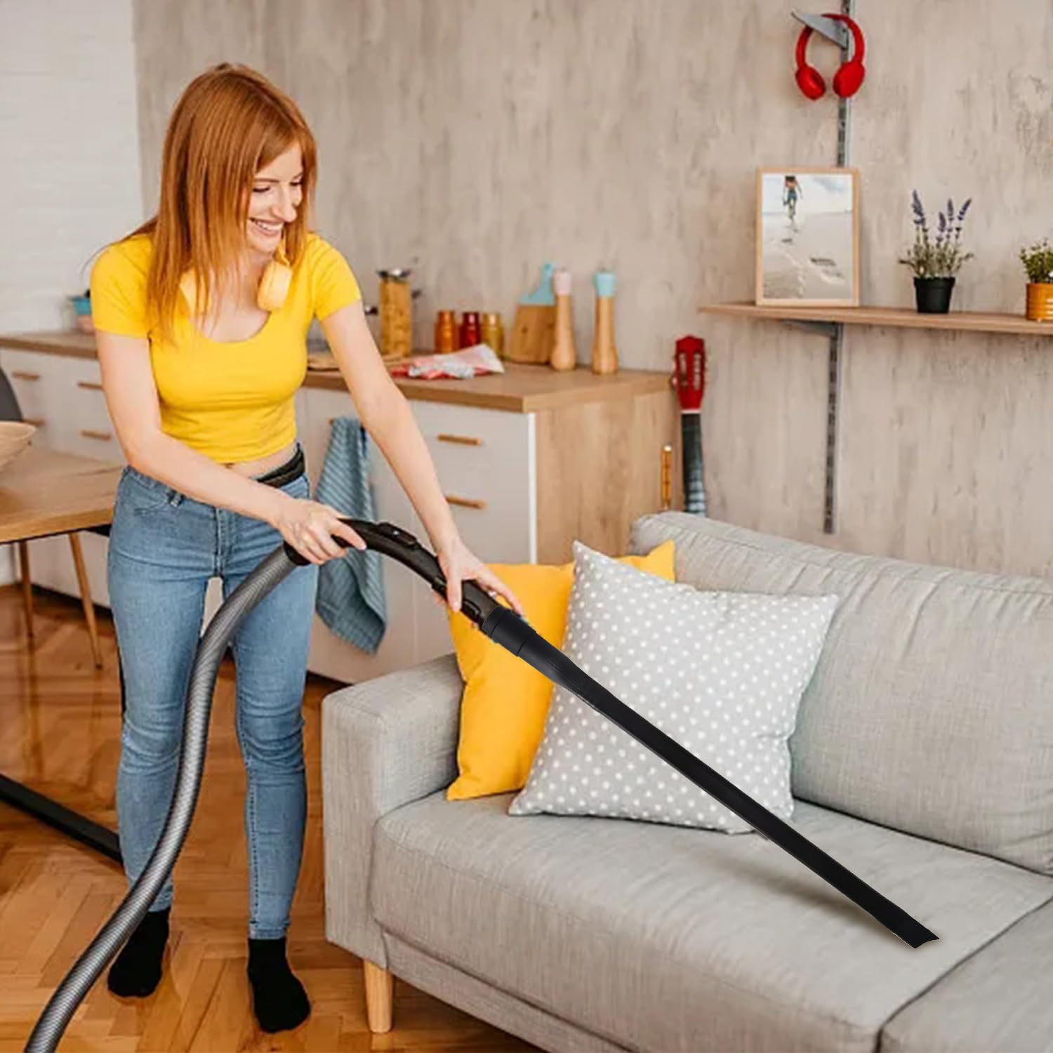 Bocchetta Aspirapolvere Flessibile Per Fessure - 62.5cm - Attacco 32/35mm - Per Mobili, Auto E Angoli Stretti - Foto 2