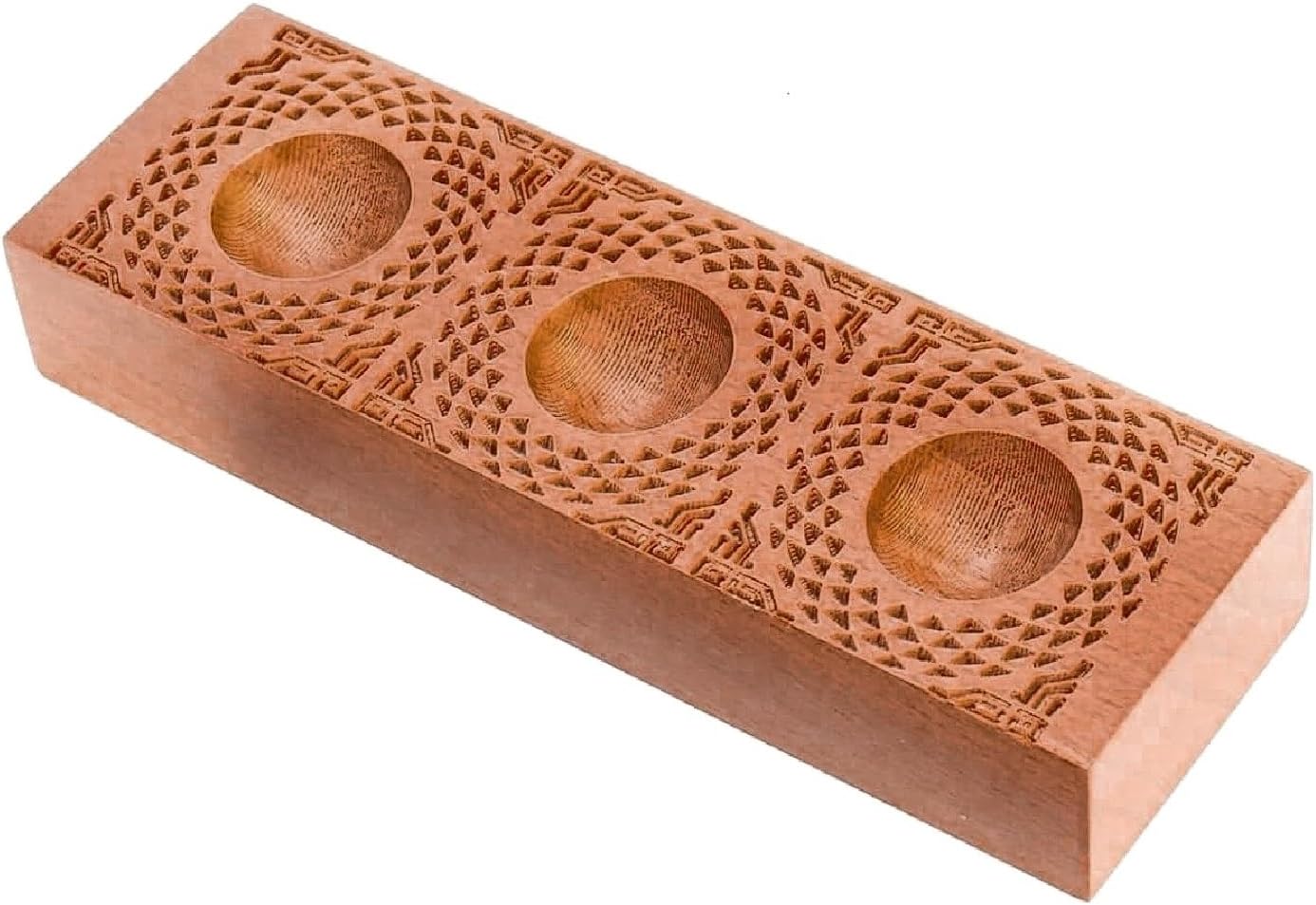 YhoBuy Delicate Wood Ravioli Pasta Mold, Wooden Mold for Pelmeni Pierogi Meat Pie Dumpling Making, Ravioli Pasta Making Tool