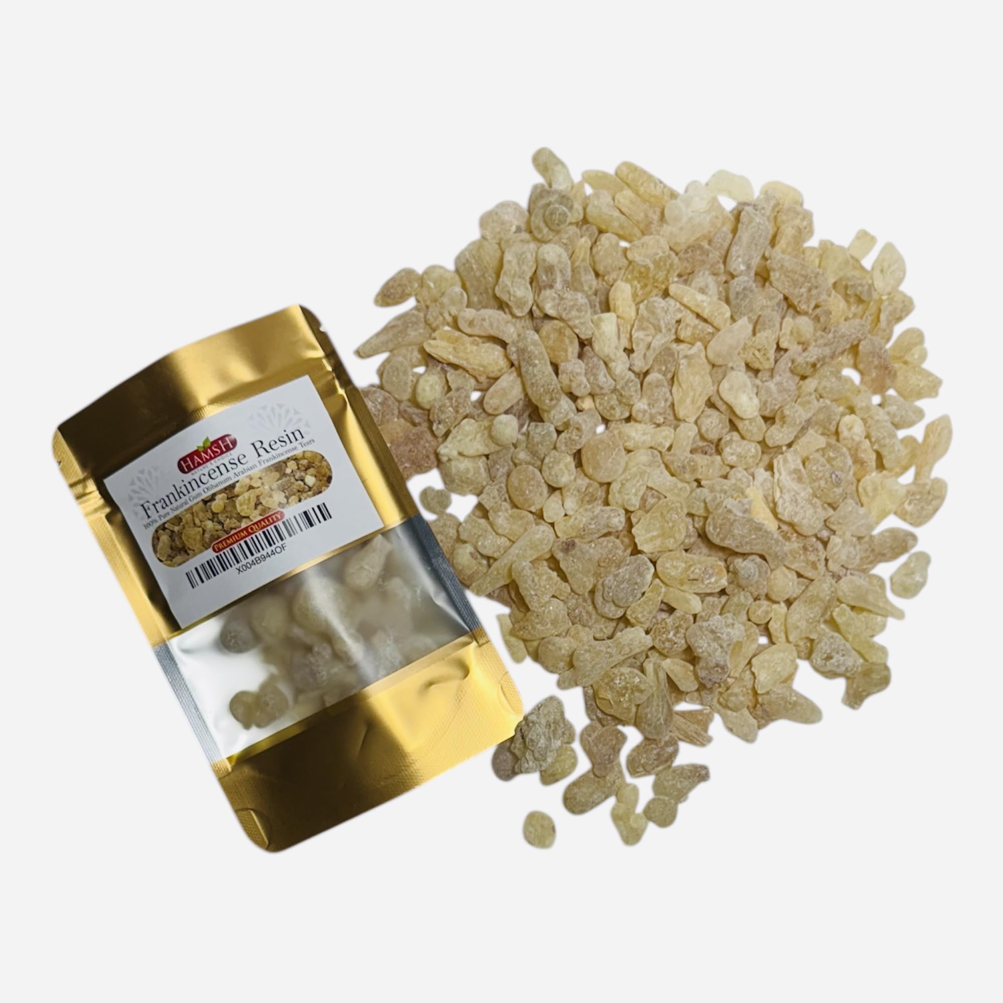 Premium Weihrauchharz, 118 ml, Reine, natürliche, aromatische Tränen für Räucherstäbchen, arabischer Olibanum-Gummi für Bakhoor und Aromatherapie