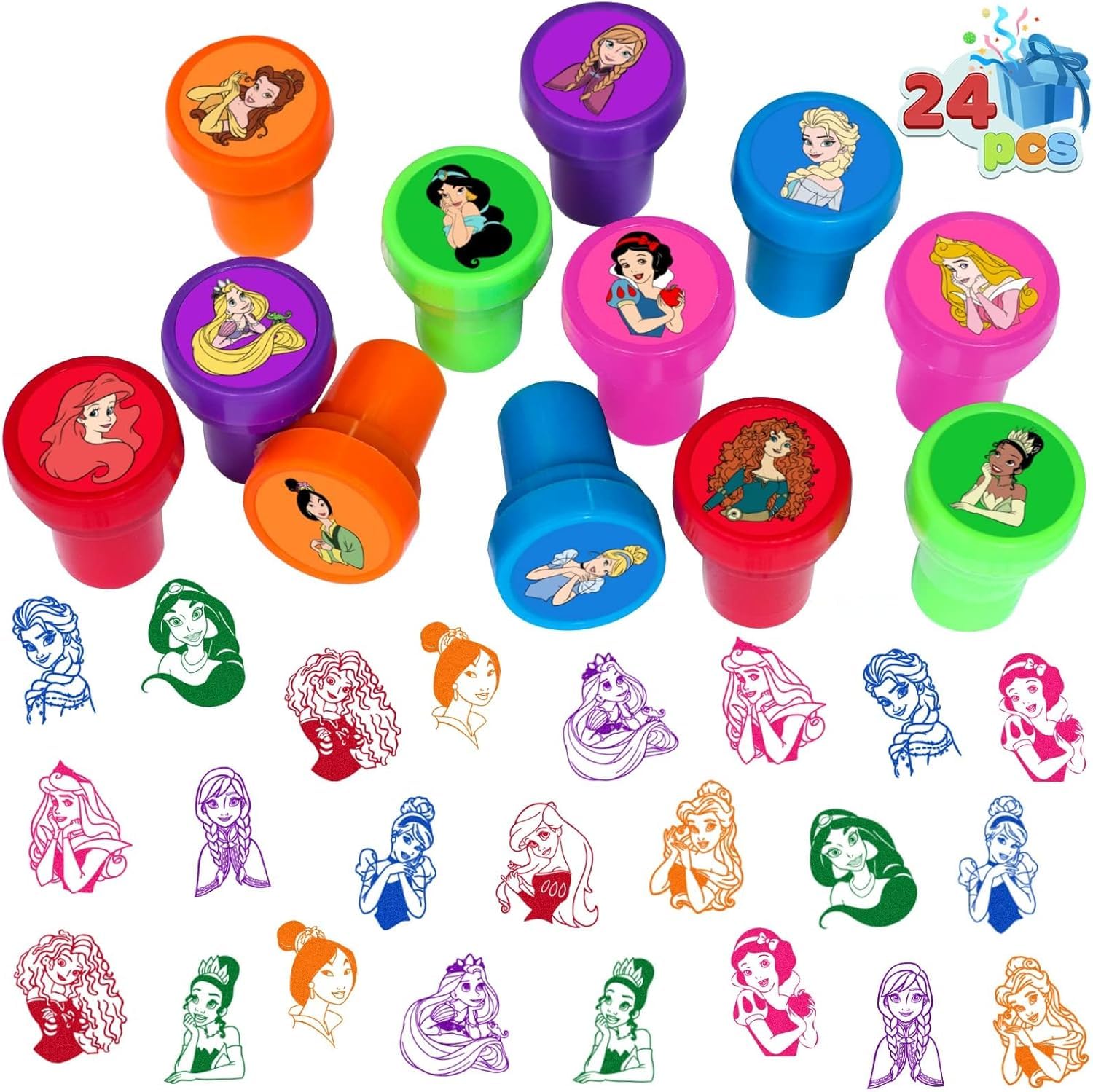 Tampons princesse pour sac à friandises et petits cadeaux