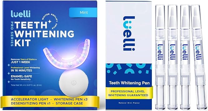 Luelli Teeth Whiteing Pen & Luelli Teeth Whitening Kit